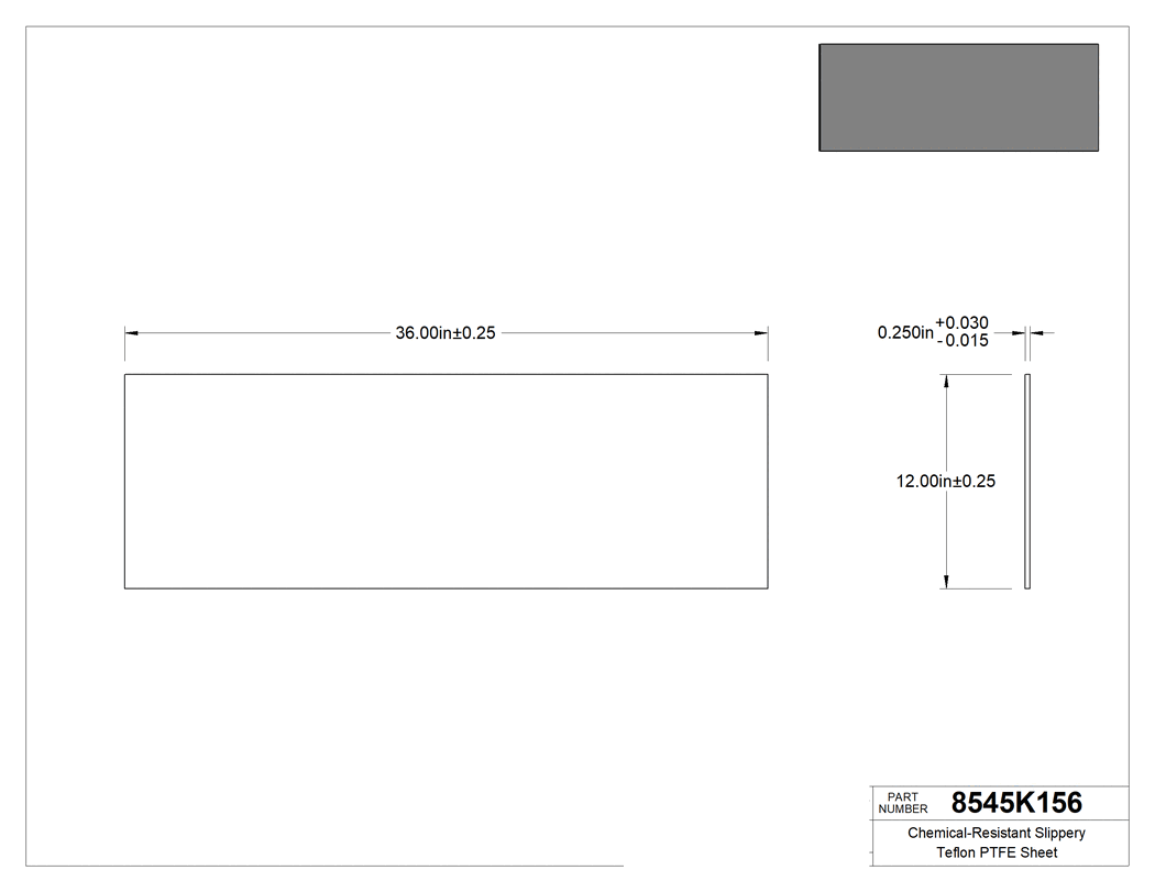 Technical drawing - 8545K156